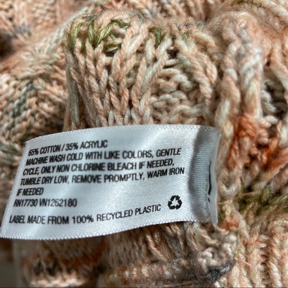 Universal Thread Light Pink / Multicolor Sweater - Tie in Back - Picture 3 of 3